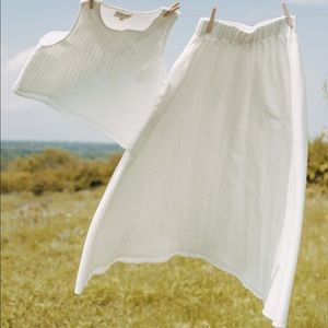 Laude the Label / Tribe Alive White Midi Skirt